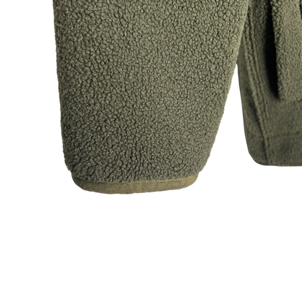 SPANX Reversible Faux Suede and Fleece Jacket Utility Green Size 2X - Picture 9 of 13